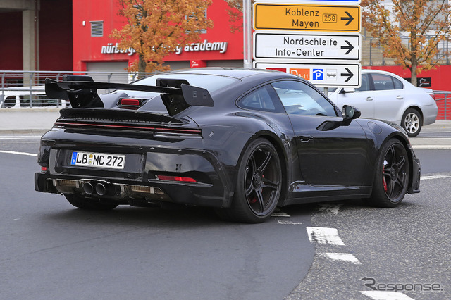 ポルシェ 911 GT3 新型スクープ写真