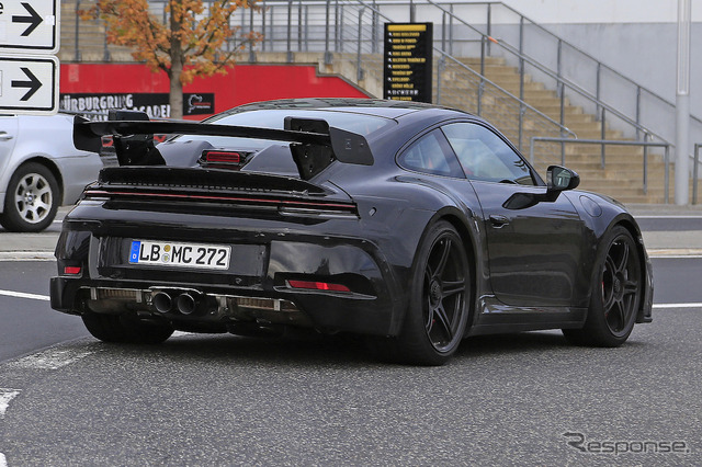 ポルシェ 911 GT3 新型スクープ写真