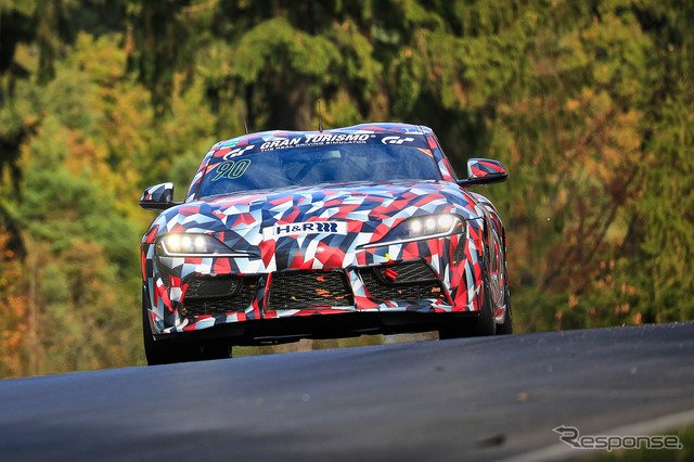 VLN耐久選手権を走った「GAZOO Racing A90」(トヨタ スープラ 新型)