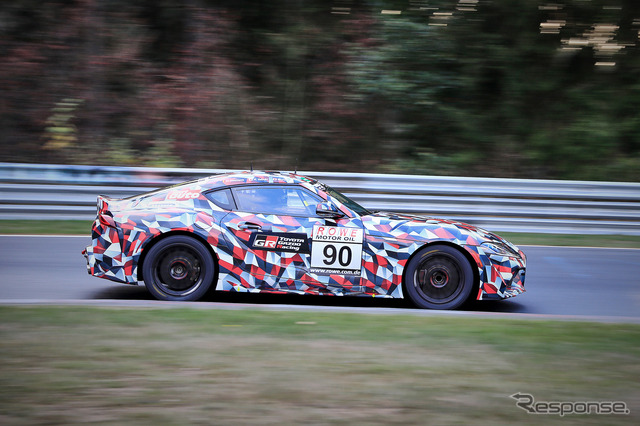 VLN耐久選手権を走った「GAZOO Racing A90」(トヨタ スープラ 新型)