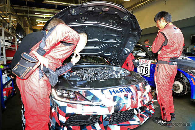 VLN耐久選手権を走った「GAZOO Racing A90」(トヨタ スープラ 新型)