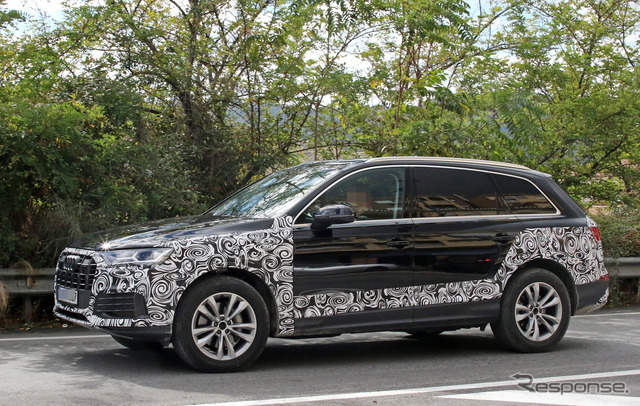 アウディ Q7 改良新型スクープ写真