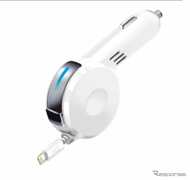 AQ.2.4A ライトニング充電器(ホワイト)