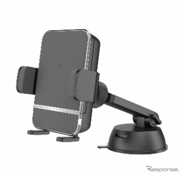 AQ.ワイヤレス充電スマートフォンホルダー(アームキャッチ、ゲル吸盤タイプ)