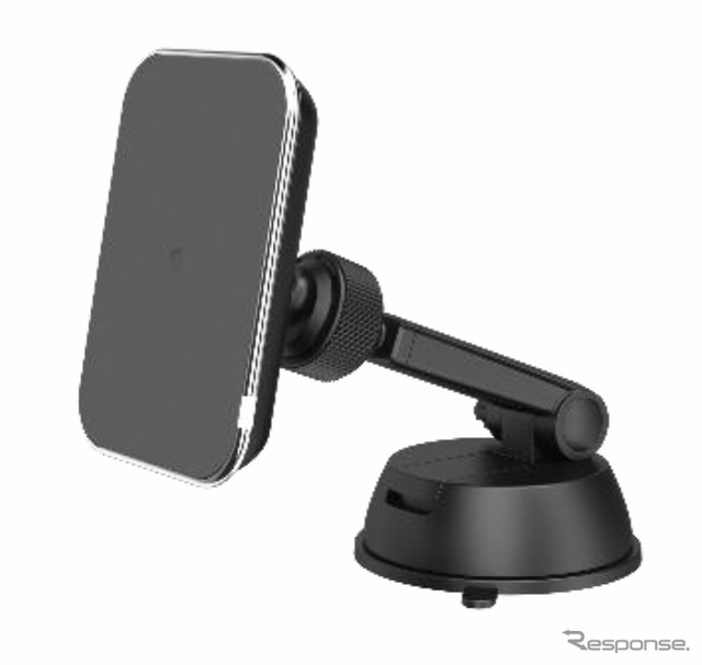 AQ.ワイヤレス充電スマートフォンホルダー(マグネットキャッチ、ゲル吸盤タイプ)