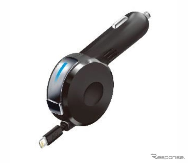 AQ.2.4A ライトニング充電器(ブラック)