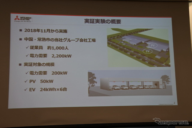 三菱電機会見
