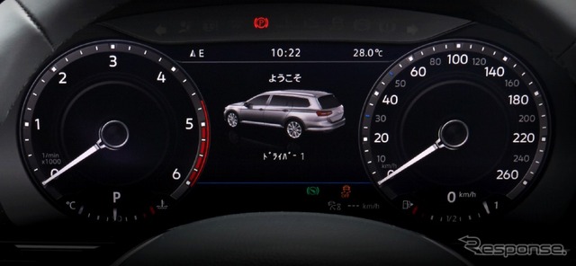 VWパサート・オールトラック TDI 4モーション アドバンス デジタルメータークラスター“Active Info Display