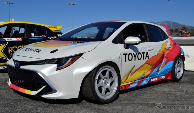 新型トヨタ・カローラ・ハッチバック(カローラ・スポーツ)のドリフト仕様車