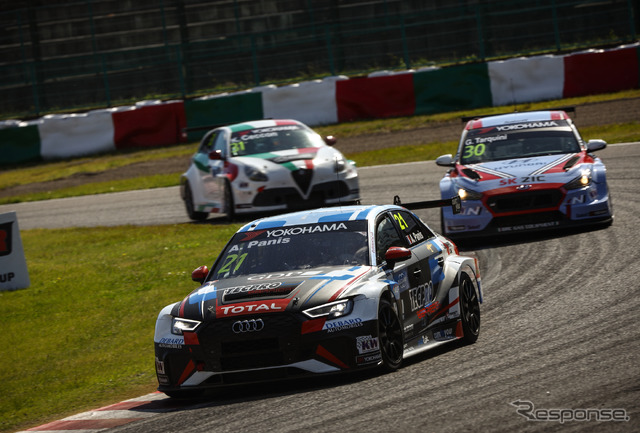 Audi SportがWTCRに参戦する理由をプロジェクトマネージャーに訊いた。写真はAudi RS3 LMS(#21 A.パニス)