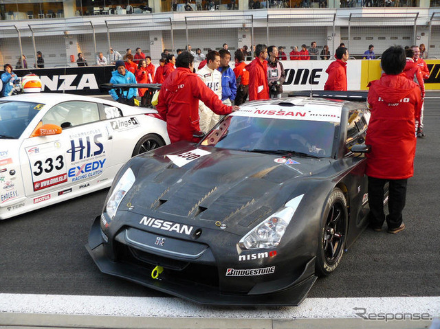 【東京オートサロン08】日産、SUPER GT参戦 GT-R を展示