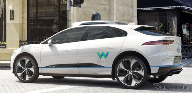 ウェイモに納入されるジャガー I-PACE の自動運転テスト車両
