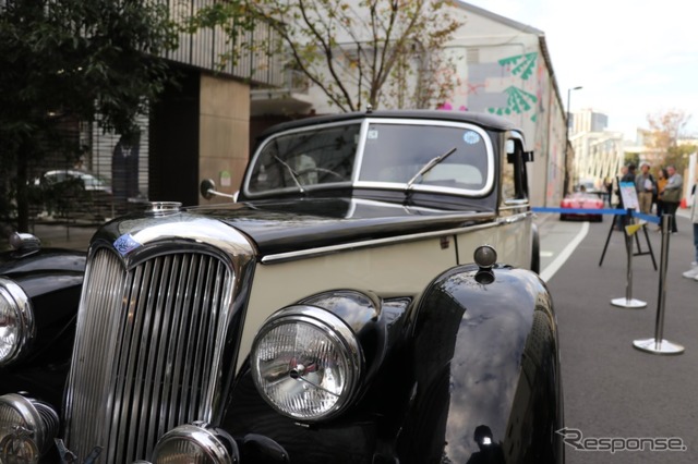 戦前の雰囲気をとどめるライレー。この時代のクルマこそ、今の自動車の直接の源流と言えるのかもしれない。