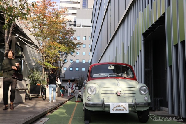 影や街並みとの共演。自動車のあるべき姿でもある。クルマは日の光の下で見るのが一番だ。