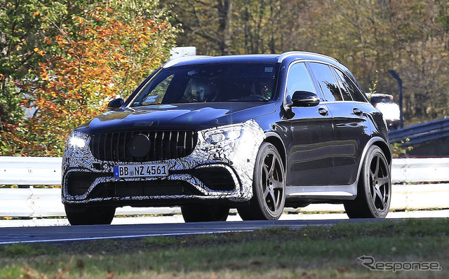 メルセデス AMG GLC63 改良新型 スクープ写真