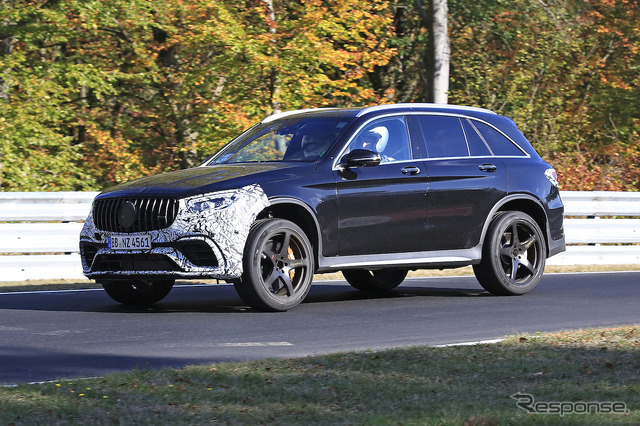 メルセデス AMG GLC63 改良新型 スクープ写真