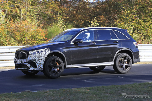 メルセデス AMG GLC63 改良新型 スクープ写真