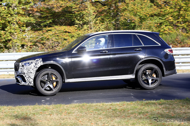 メルセデス AMG GLC63 改良新型 スクープ写真