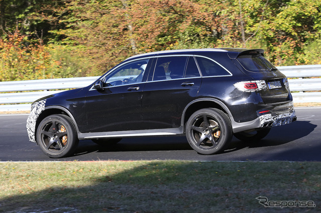 メルセデス AMG GLC63 改良新型 スクープ写真