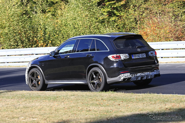 メルセデス AMG GLC63 改良新型 スクープ写真