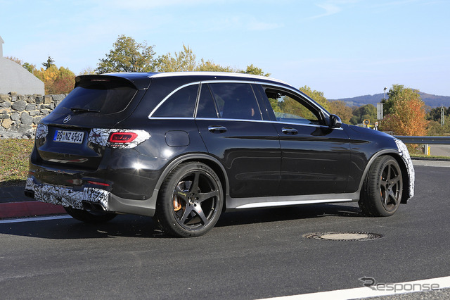 メルセデス AMG GLC63 改良新型 スクープ写真