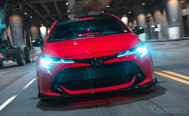 画像:新型トヨタ・カローラ・ハッチバック(カローラ・スポーツ)のスーパーストリート