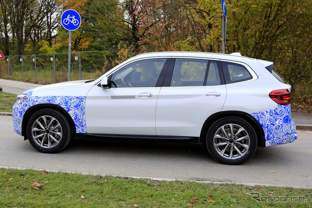 BMW iX3 スクープ写真