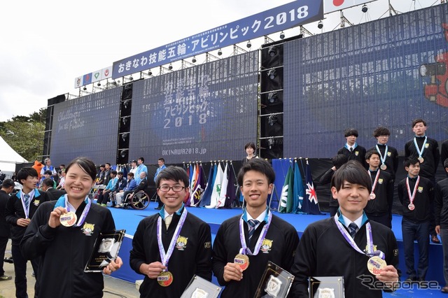 金メダル獲得選手集合写真