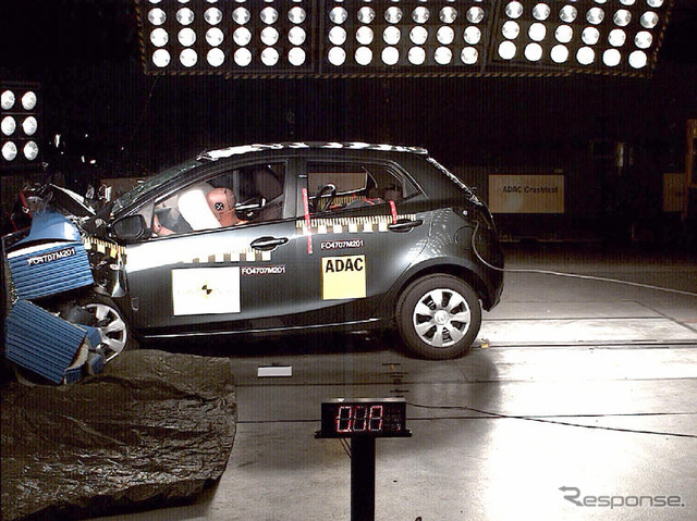 【ユーロNCAP】マツダ デミオ が最高の5ツ星獲得