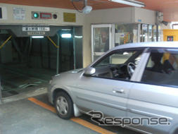 立体駐車場で自動呼出し、ETCを使った連動システム