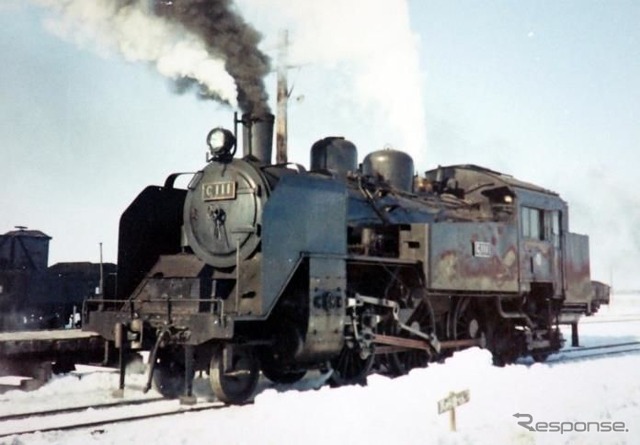 東武で復元されることになった雄別炭礦鉄道時代の「C111」。