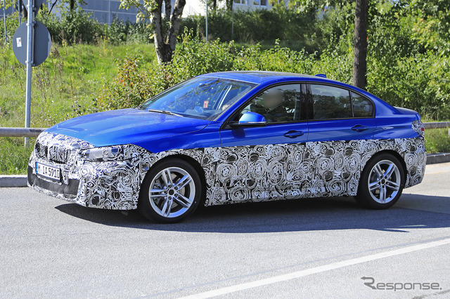 BMW 1シリーズセダン 改良新型スクープ写真