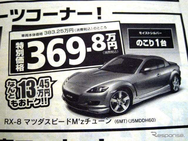 【おはよう値引き情報】マツダのスポーツを購入する!! 年内なのに初売り特価