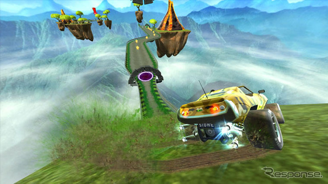Xbox 360『GripShift』…ニトロ装備のカートでぶっ飛んでけ