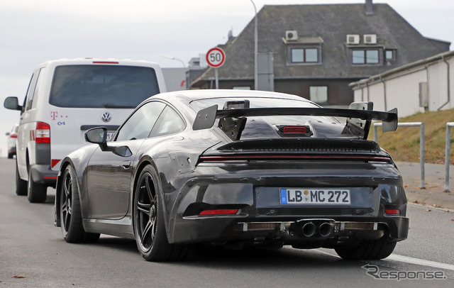 ポルシェ 911 GT3 スクープ写真