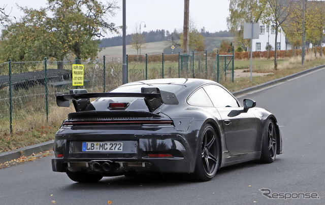 ポルシェ 911 GT3 スクープ写真