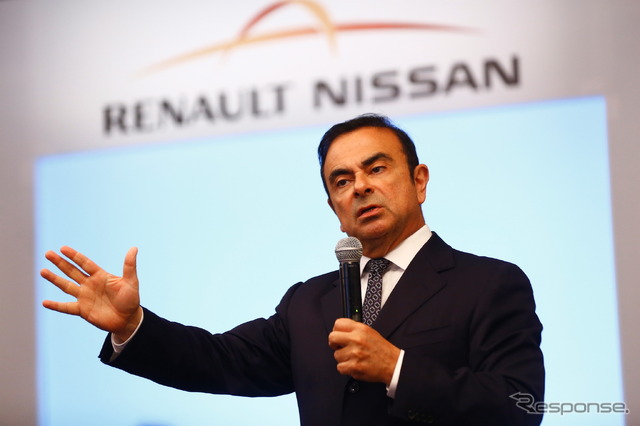 ルノーグループのカルロス・ゴーン会長兼CEO