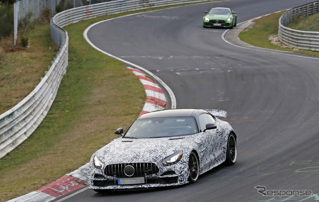 メルセデスAMG GT R CS スクープ写真