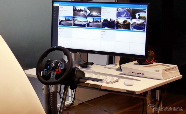 コネクテッドサポートセンターでは自動運転車の遠隔操作も行えるような体制が整っている。