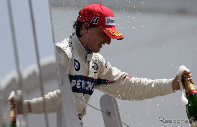 2008年6月、F1カナダGP優勝。　(c) Getty Images