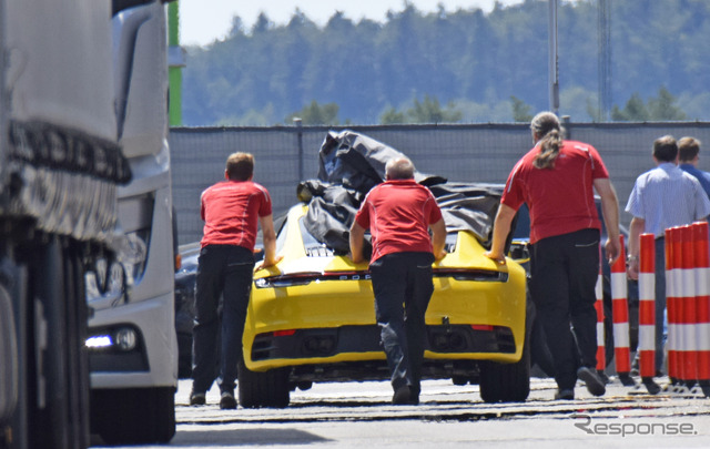 ポルシェ 911 次世代型(992型)スクープ写真