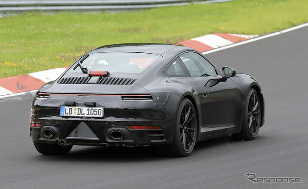 ポルシェ 911 次世代型(992型)スクープ写真