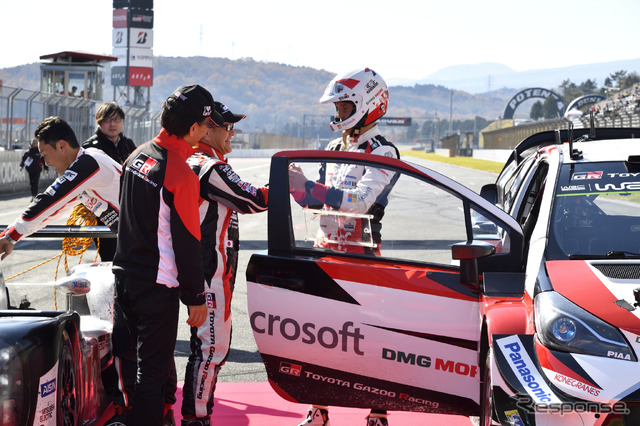 ルマン24時間凱旋&WRCマニュファクチャラーズタイトル記念セレモニー