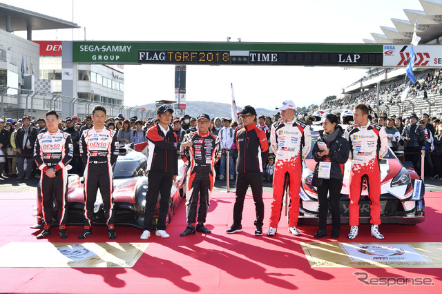 ルマン24時間凱旋&WRCマニュファクチャラーズタイトル記念セレモニー