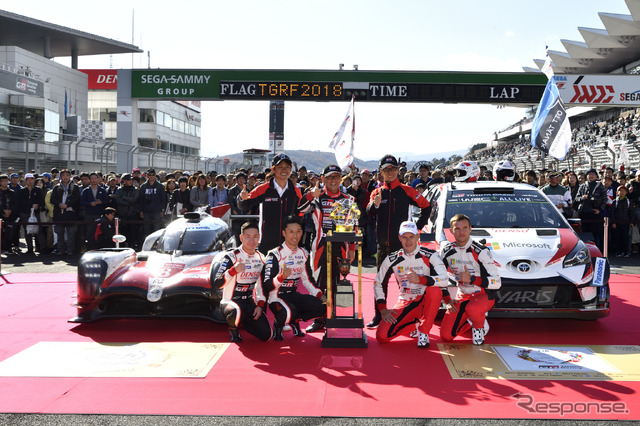 ルマン24時間凱旋&WRCマニュファクチャラーズタイトル記念セレモニー