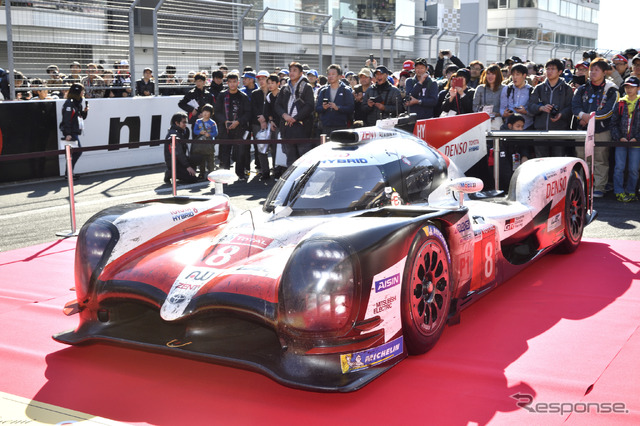 ルマン24時間凱旋&WRCマニュファクチャラーズタイトル記念セレモニー