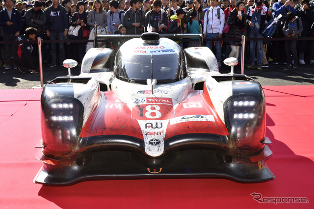 ルマン24時間凱旋&WRCマニュファクチャラーズタイトル記念セレモニー