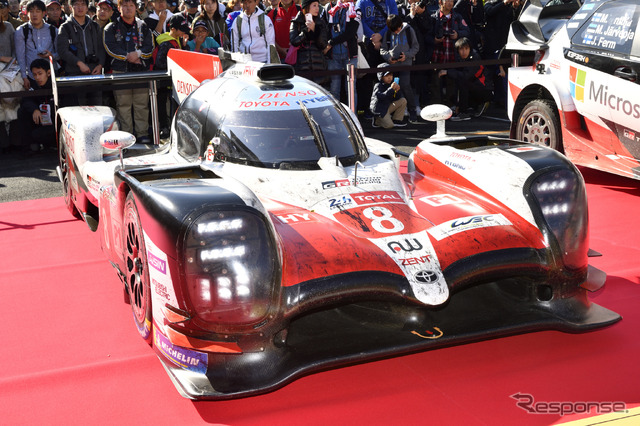 ルマン24時間凱旋&WRCマニュファクチャラーズタイトル記念セレモニー