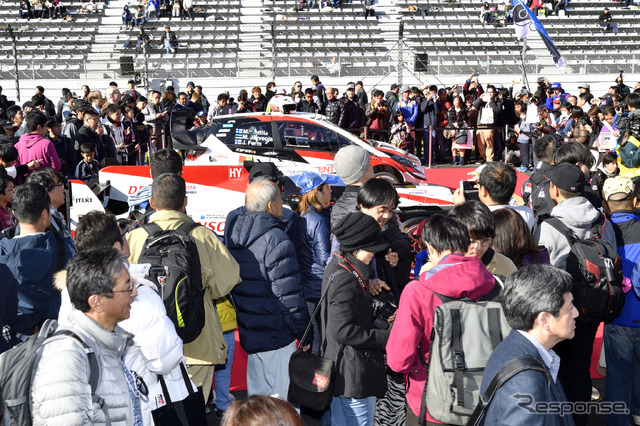 ルマン24時間凱旋&WRCマニュファクチャラーズタイトル記念セレモニー