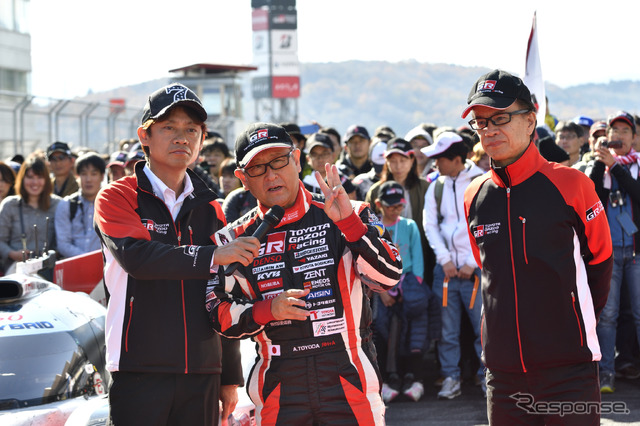ルマン24時間凱旋&WRCマニュファクチャラーズタイトル記念セレモニー